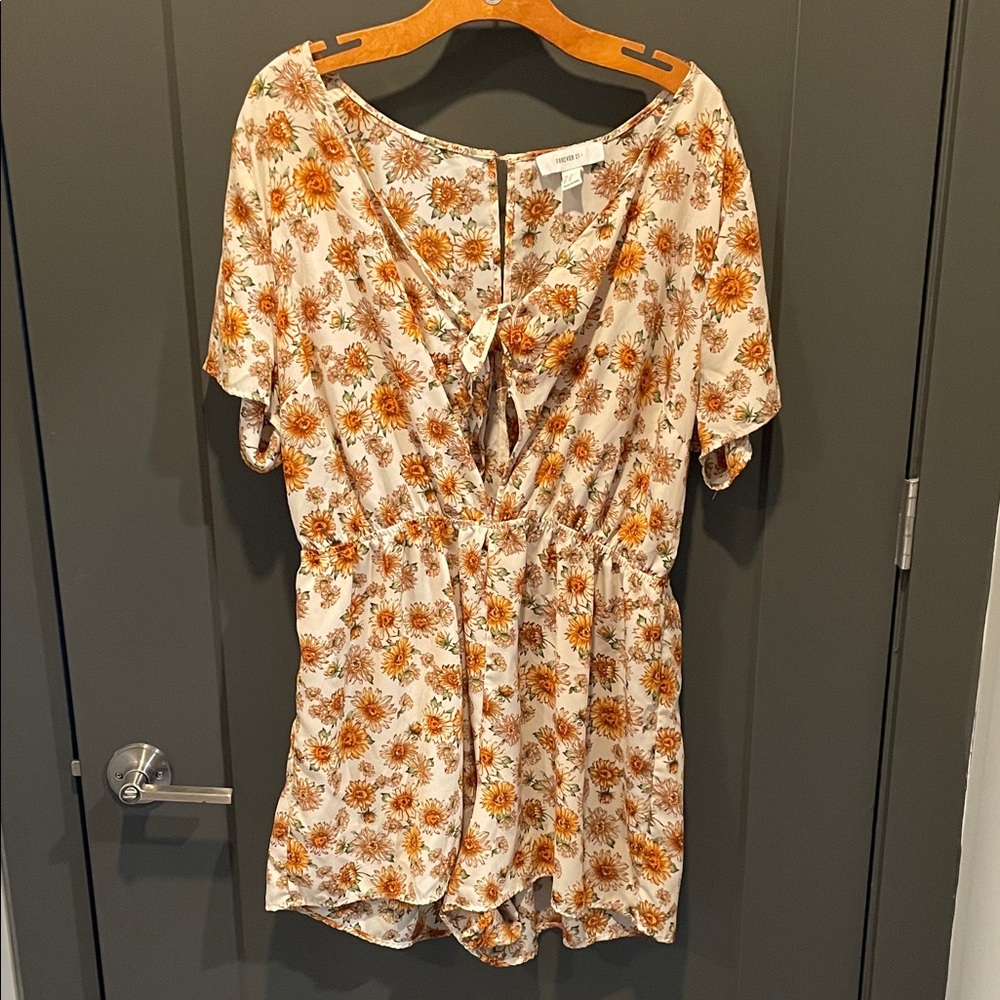 Vintage Sunflower Romper